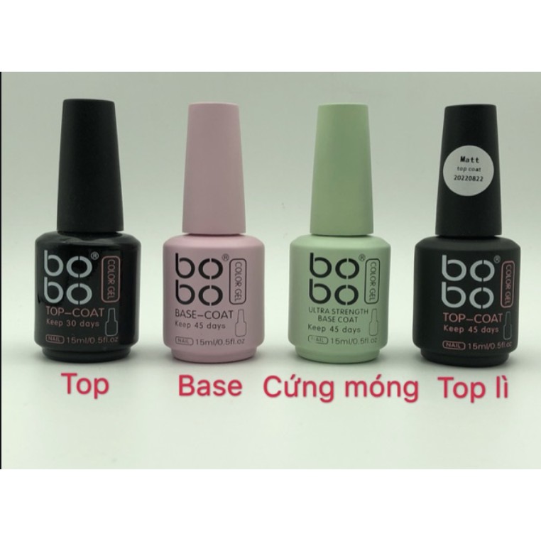 base top lì cứng bobo