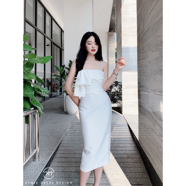 Váy đầm 2 dây nơ ngực V506 KYMIE | BigBuy360 - bigbuy360.vn