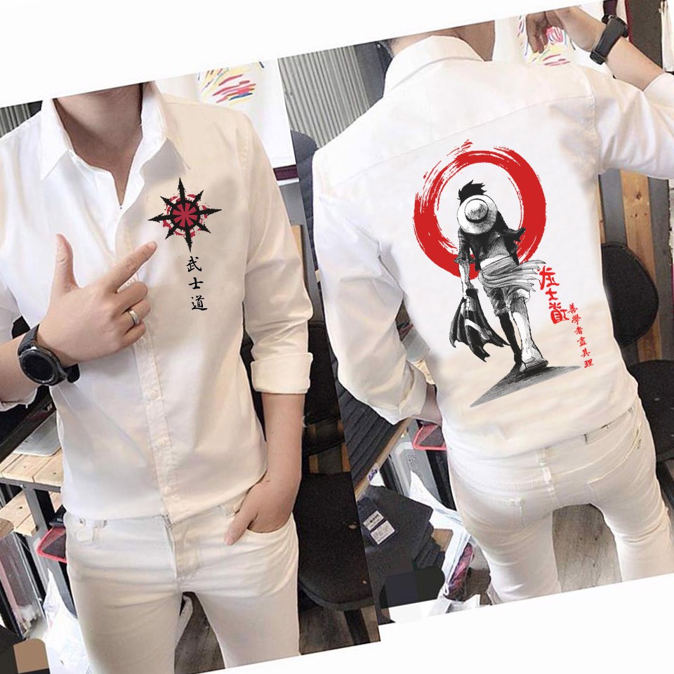 Áo Sơ Mi Đảo Hải Tặc One Piece Siêu Độc | Hàng Bao Đẹp