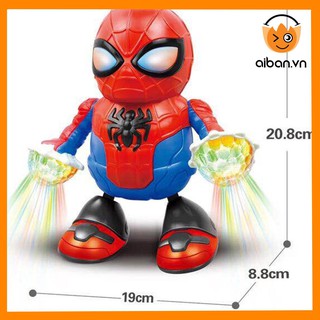 Robot Avengers Spiderman Dancing – Đồ Chơi Người Nhện Nhảy Múa (RB1819-15)