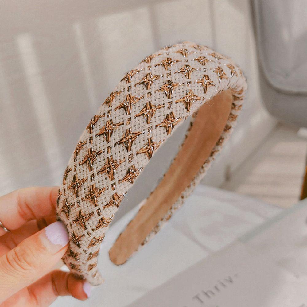 Băng Đô Cài Tóc Bằng Bọt Biển Phong Cách Pháp Cổ Điển Đơn Giản Dành Cho Nữ WMES15H