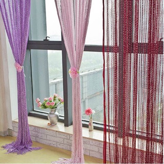 Rèm cửa sổ, rèm ngăn phòng kim tuyến lấp lánh trang trí nhà cửa 1mx2m