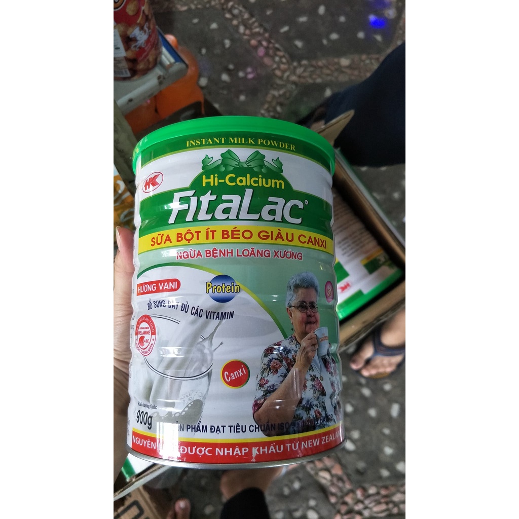 Sữa cho người tiểu đường, người già loãng xương Fitalac Hi-canxi 900g