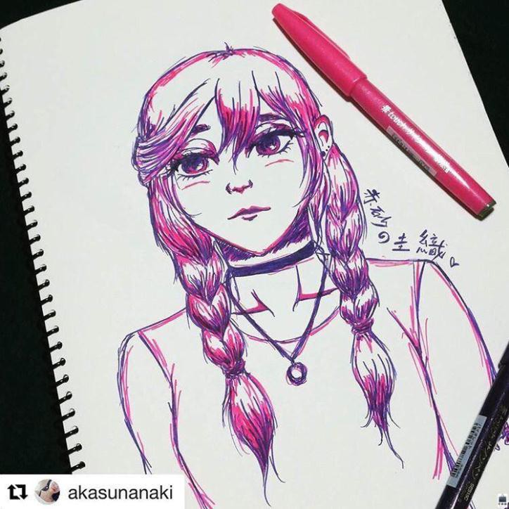 Bút viết thư pháp Pentel/Calligraphy - Pentel Brush Sign Pen - SES15