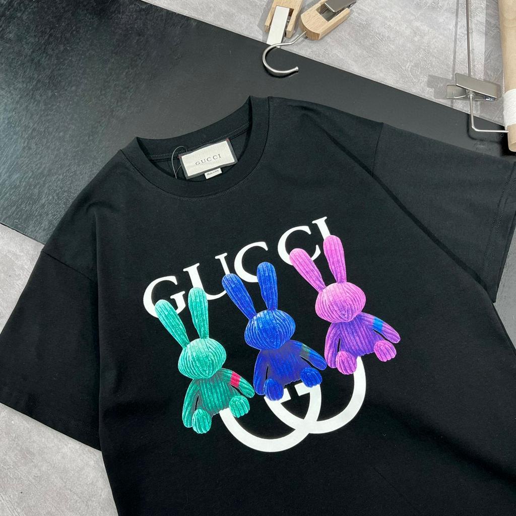 Áo thun nữ thời trang cao cấp Gucci GG GC thiết kế cá tính, trendy