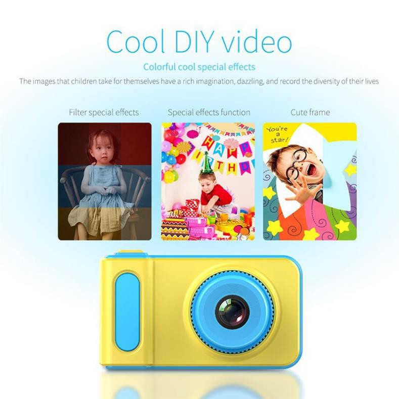 Máy chụp hình bỏ túi mini Kỹ thuật số cho bé Yêu Promax Baby Cute Cartoon - SmartStore1688