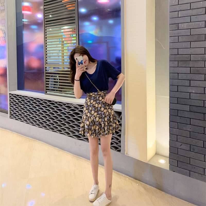 Chân Váy Voan In Hoa Xinh Xắn Thời Trang Dành Cho Nữ