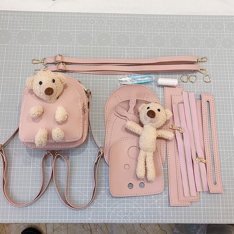 M11_Túi Balo Gấu Tự May Handmade