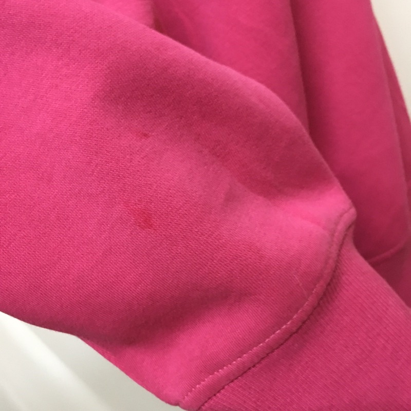 Áo hoodie nữ FL màu hồng freesize dáng dài cổ tròn tay dài in hình trên thân si tuyển NC