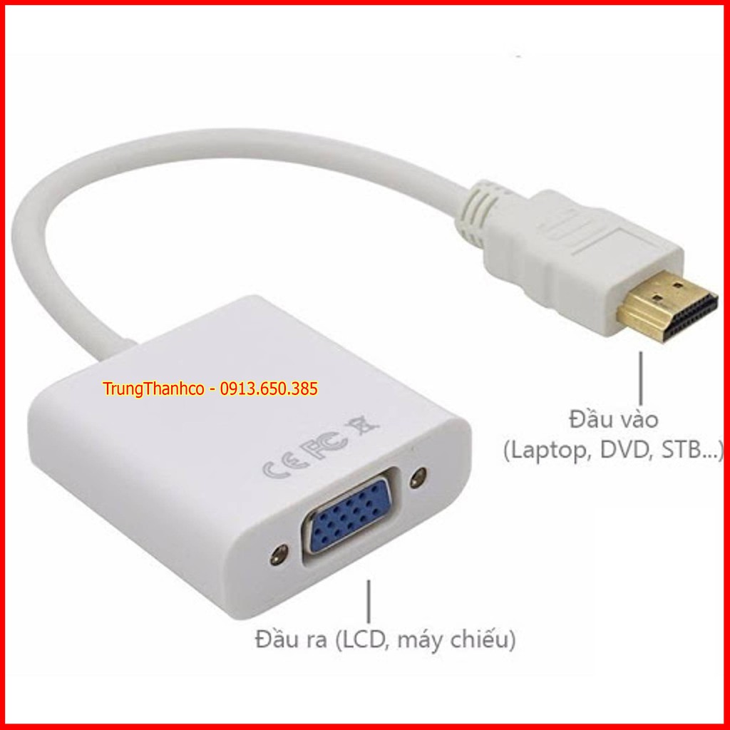 Cáp chuyển HDMI sang VGA