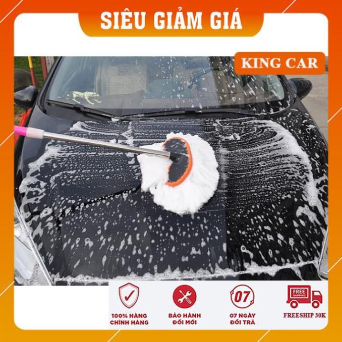 Chổi lau xe hơi, chổi lông cán dài lau rửa xe ô tô dễ dàng co rút - Shop KingCar