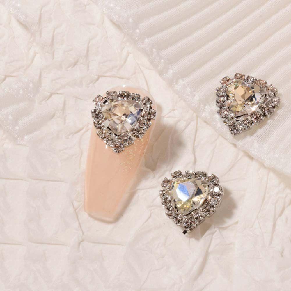 Móng Tay Giả Hình Trái Tim Bản Đồ Đại Dương|Phụ Kiện Trang Trí Móng Tay 3D Thời Trang Sang TrọngPhụ Kiện Trang Trí Móng Tay Xinh Xắn