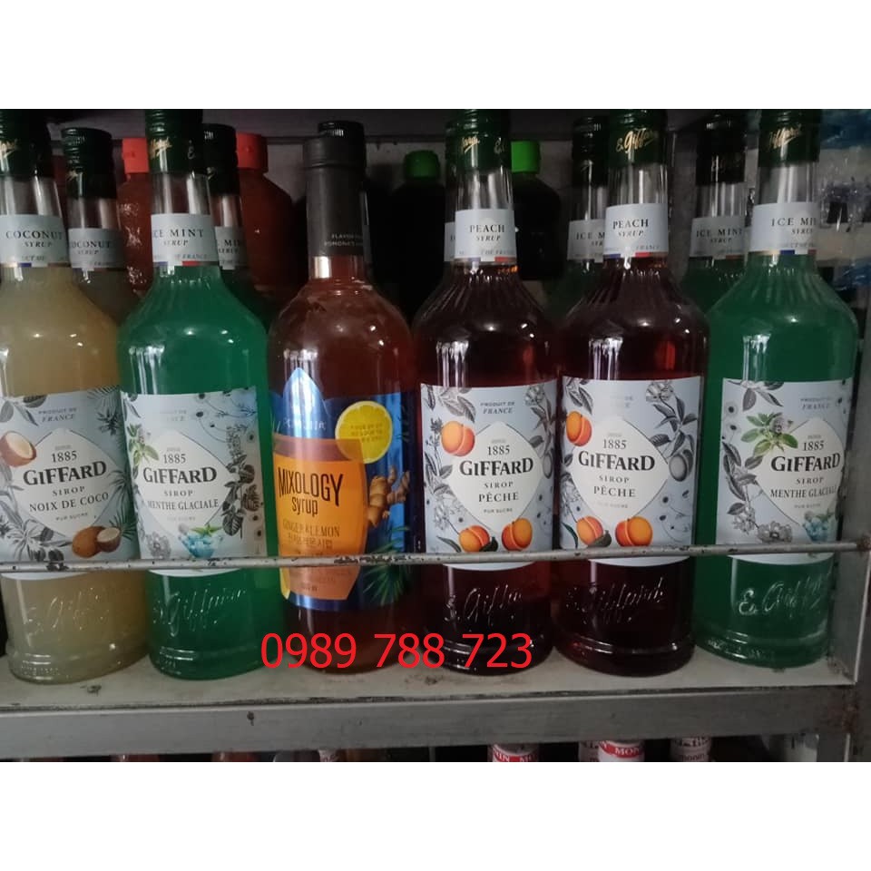 Syrup Giffard đủ mùi chai1.000 ml