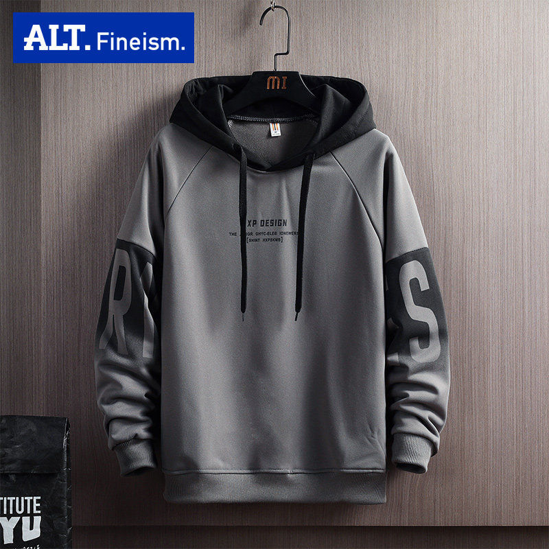 Áo khoác hoodie dáng rộng thời trang xuân thu cho nam giới