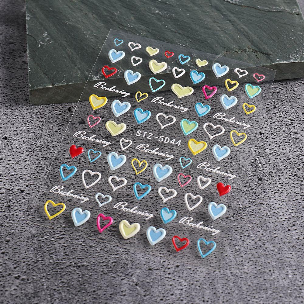 Miếng Dán Trang Trí Móng Tay 5D Phong Cách Nhật Bản Dễ Thương