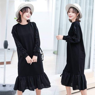  Váy bầu nỉ da cá cao cấp 2019