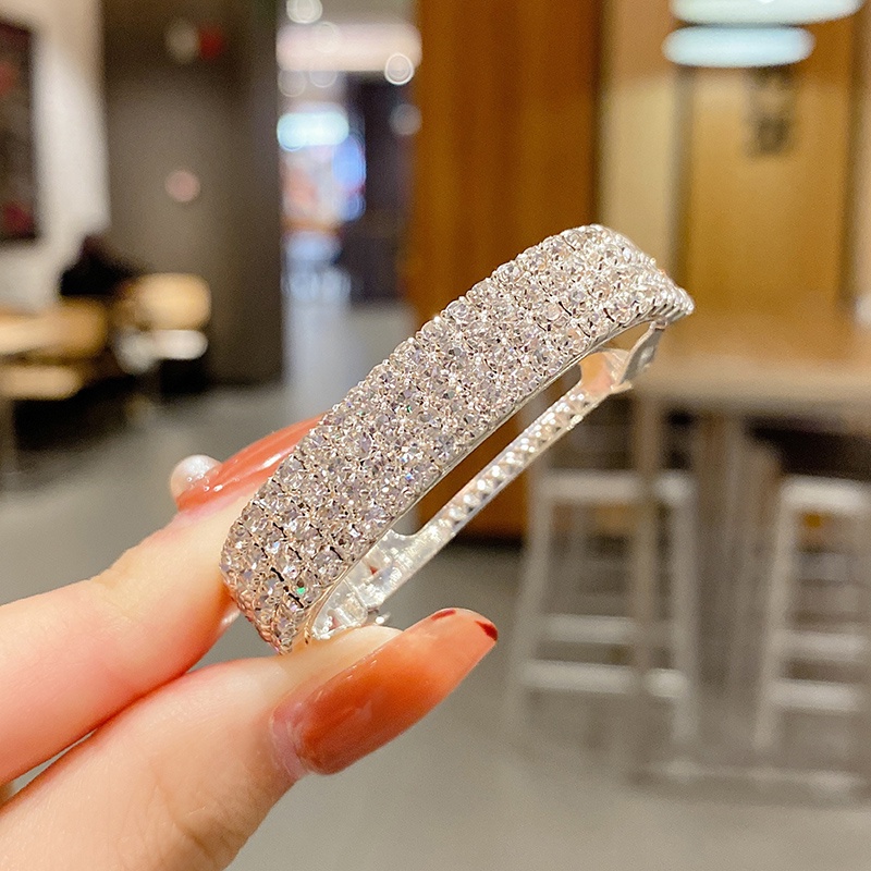 Kẹp tóc đính đá kiểu dáng thời trang cho nữ