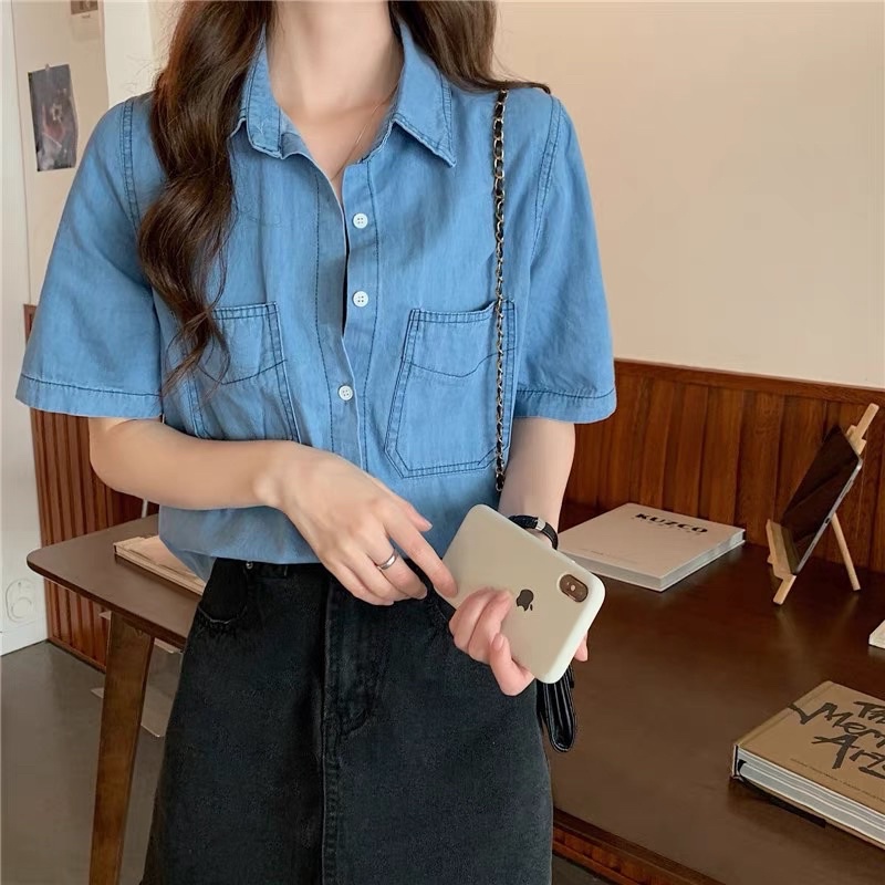 Áo sơ mi jean