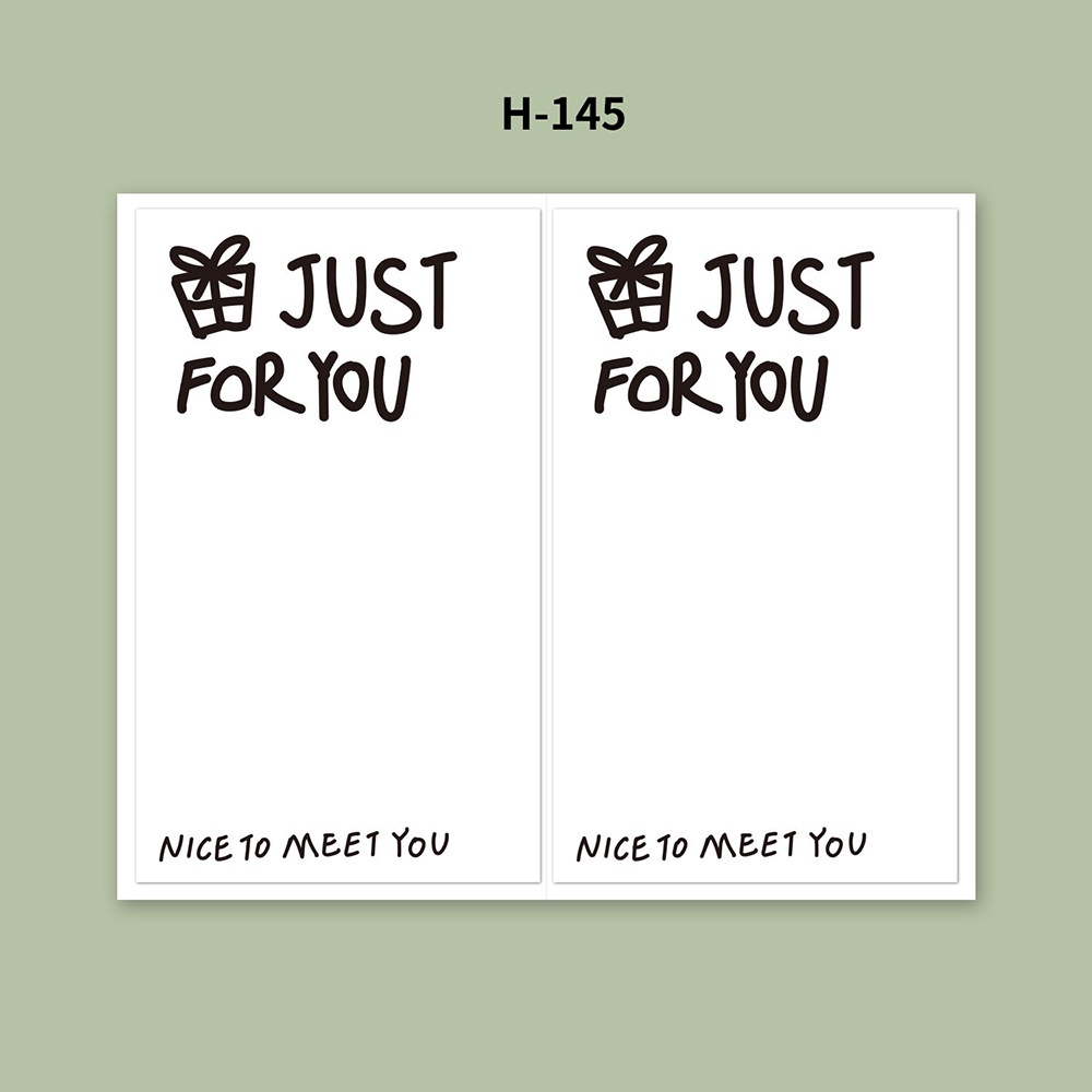 Set 50 Nhãn Dán Trang Trí Thủ Công In Chữ Thank You Dễ Thương