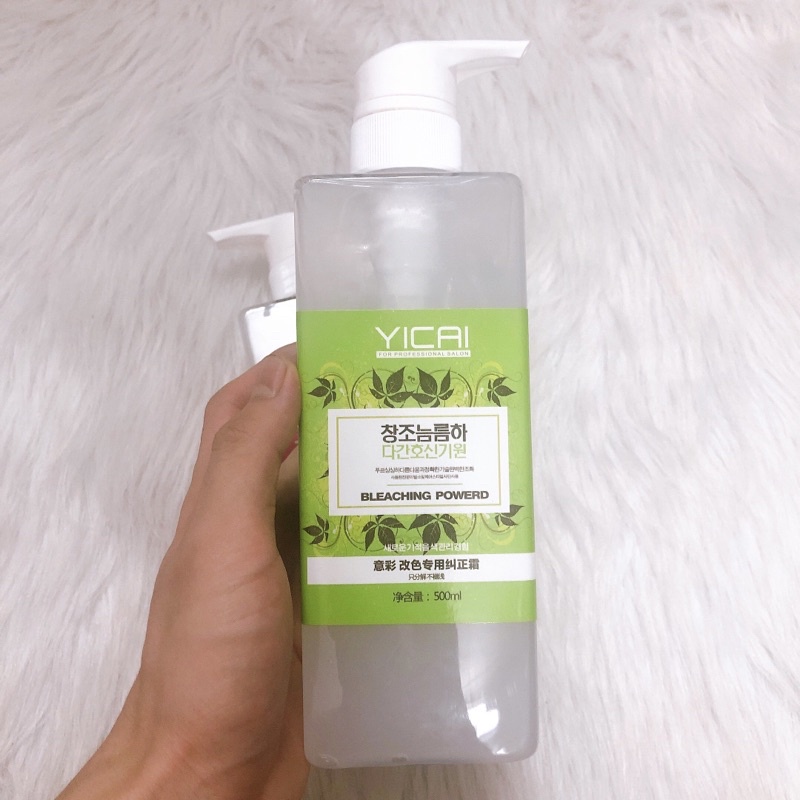 Bóc Màu Đen + Đỏ + Xanh + Tím Phủ Bóng YICAI 500ml