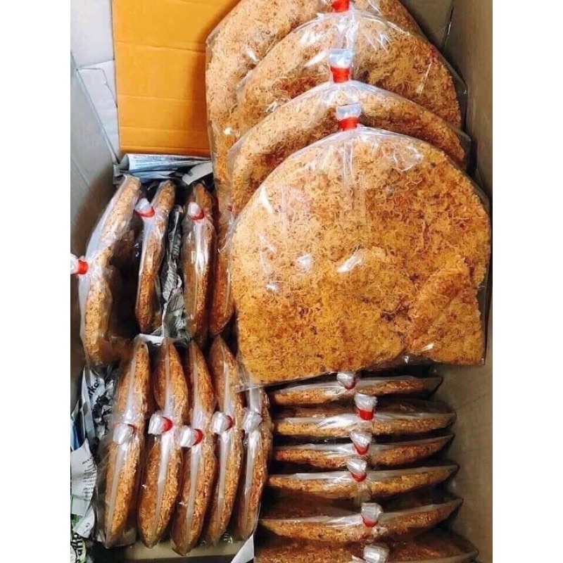 500gr Cơm cháy chà bông siêu ruốc giòn rụm thơm ngon cay nhẹ