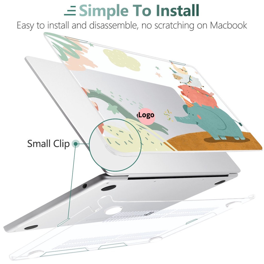 Ốp Máy Tính Bảng Cứng Trong Suốt Cho MacBook Pro Air M2 M1 2022 2020 A2681 A2338 A2337 A2179 A1932 A1466 Retina Pro13.3 / 14 / 16 M1 2021 A2442 A1706 A1708 A2251 A2159 A19