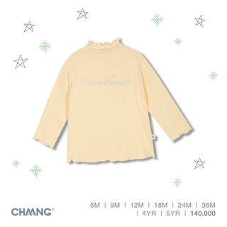 Áo cổ ba phân Snow vàng.