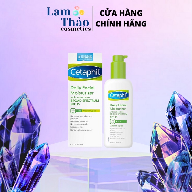 Kem Chống Nắng Cetaphil Daily Facial Moisturizer With Sunscreen Broad Spectrum SPF 15