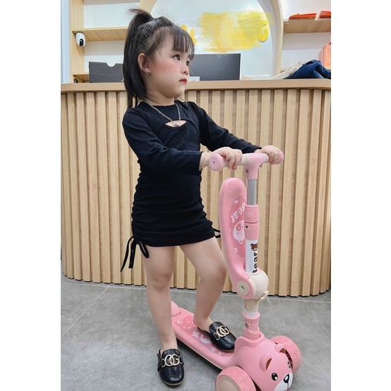 Váy body màu đen cho bé 10-18kg