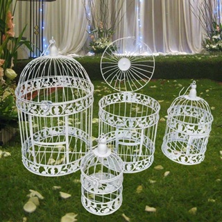 Lồng chim để hoa trang trí