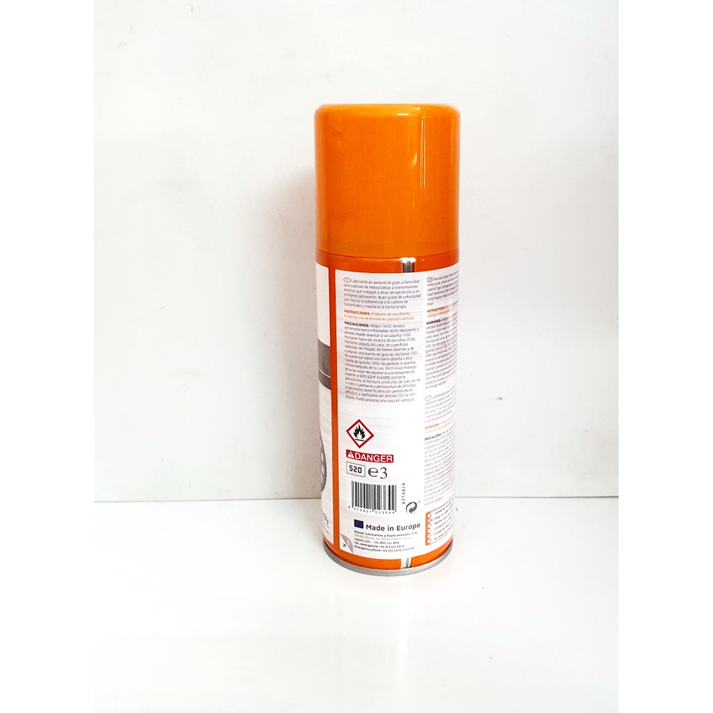 Chai xịt bảo dưỡng bôi trơn sên xe Repsol Moto Chain Lube 400ml MADE IN EUROPE