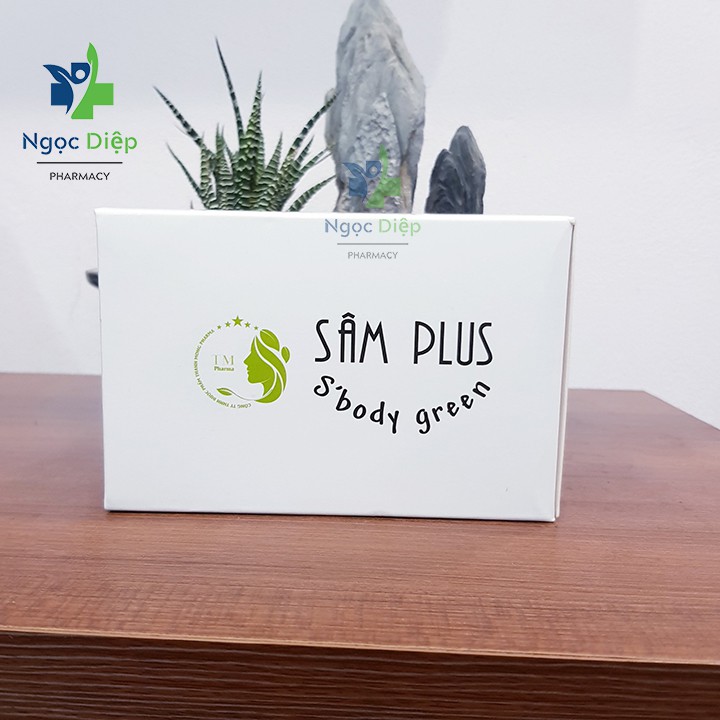Kẹo Sâm Plus S'Body Green _Giảm Cân + tặng kèm trà hồng đào