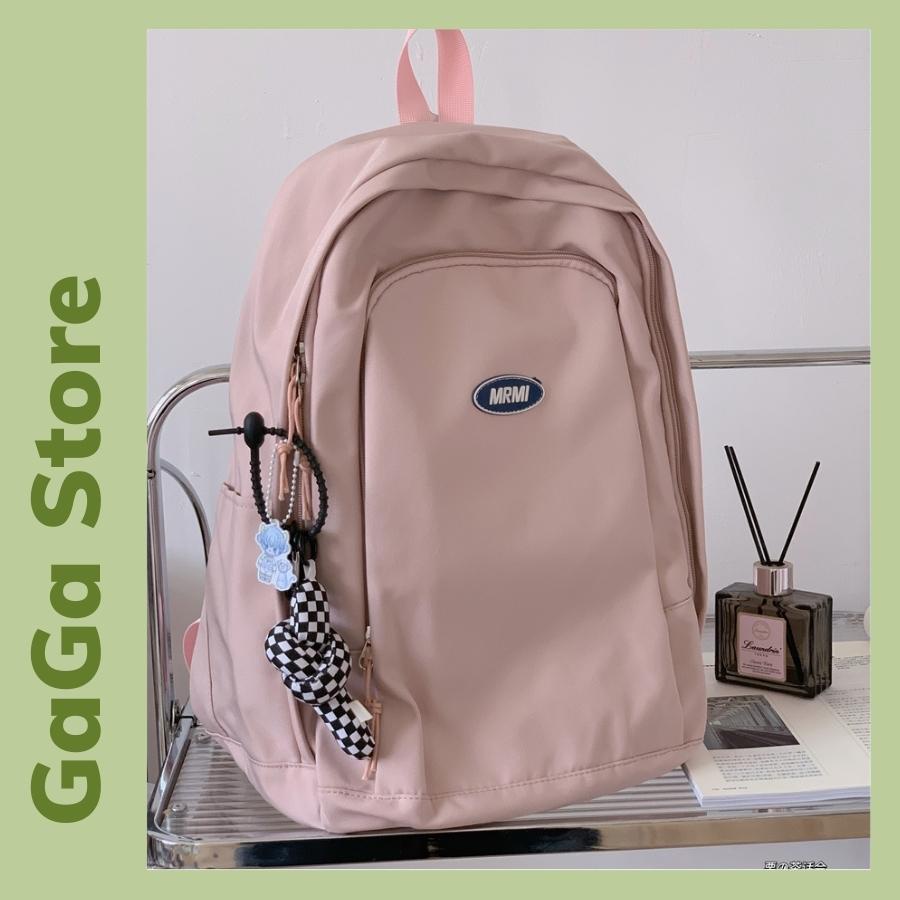 Cặp đi học nữ trơn basic, Balo học sinh thời trang ulzzang hàn quốc giá rẻ B374