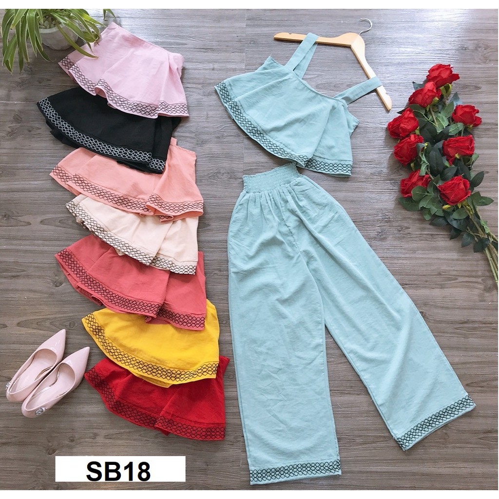 Set bộ ống rộng siêu mát SB18