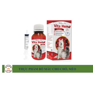 VITA HEMO: THỰC PHẨM BỔ MÁU CHO CHÓ MÈO