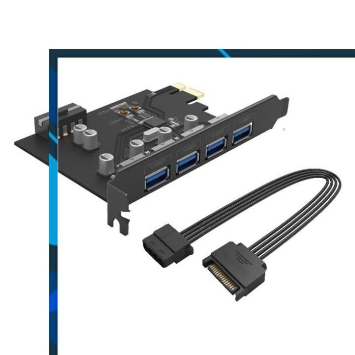 Card chuyển đổi PCI-E ra 4 cổng USB 3.0 Orico PME-4U