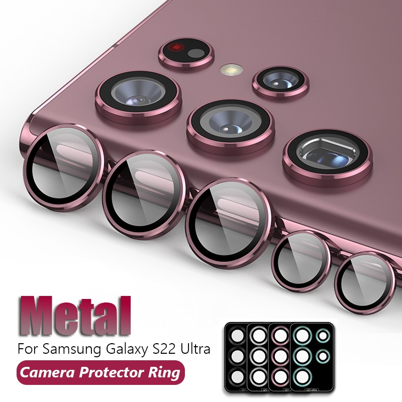 Miếng dán bảo vệ camera chống xước cho Samsung Galaxy S22 Ultra S23 Plus