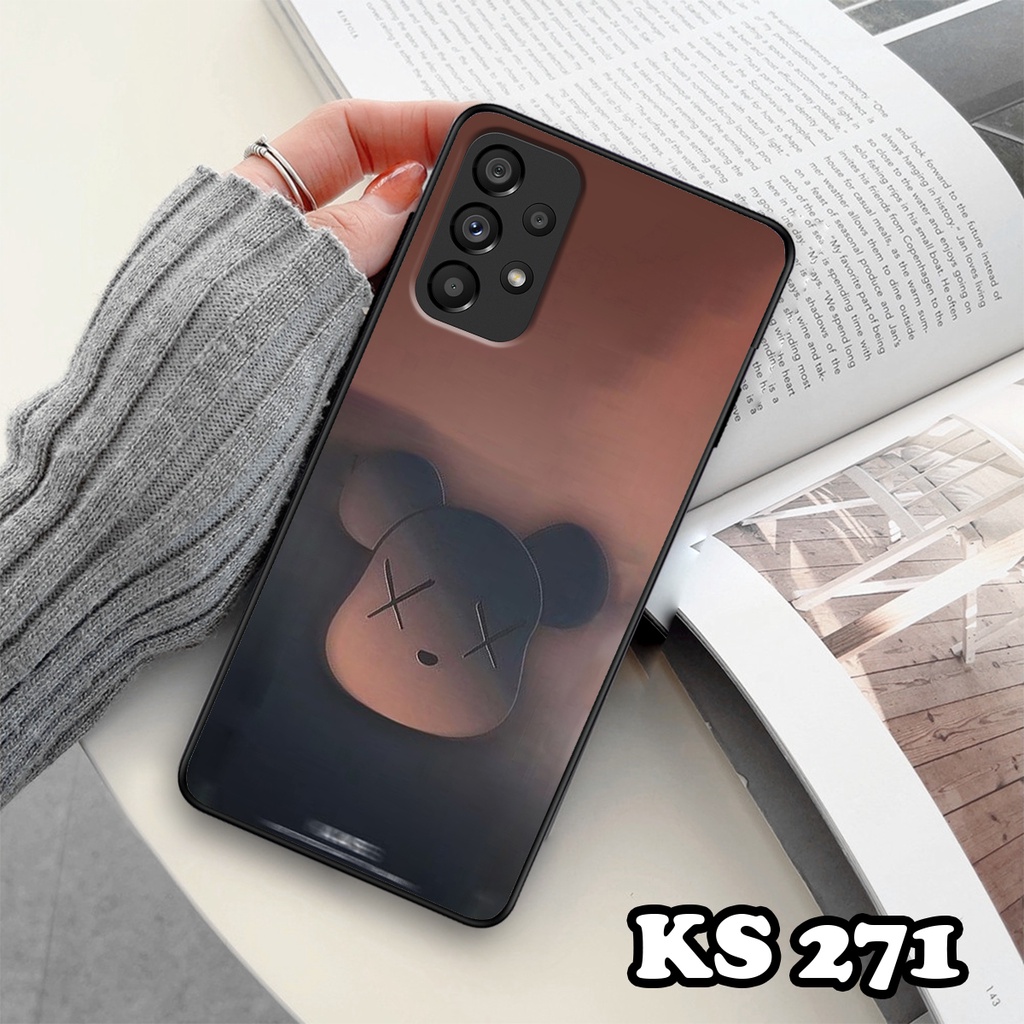 Ốp lưng Samsung A32 (4G/5G) - A52 - A52s - A72 - Ốp Samsung in hình Gấu B.Ŗİ.ÇK - Lưng nhám viền TPU cao cấp