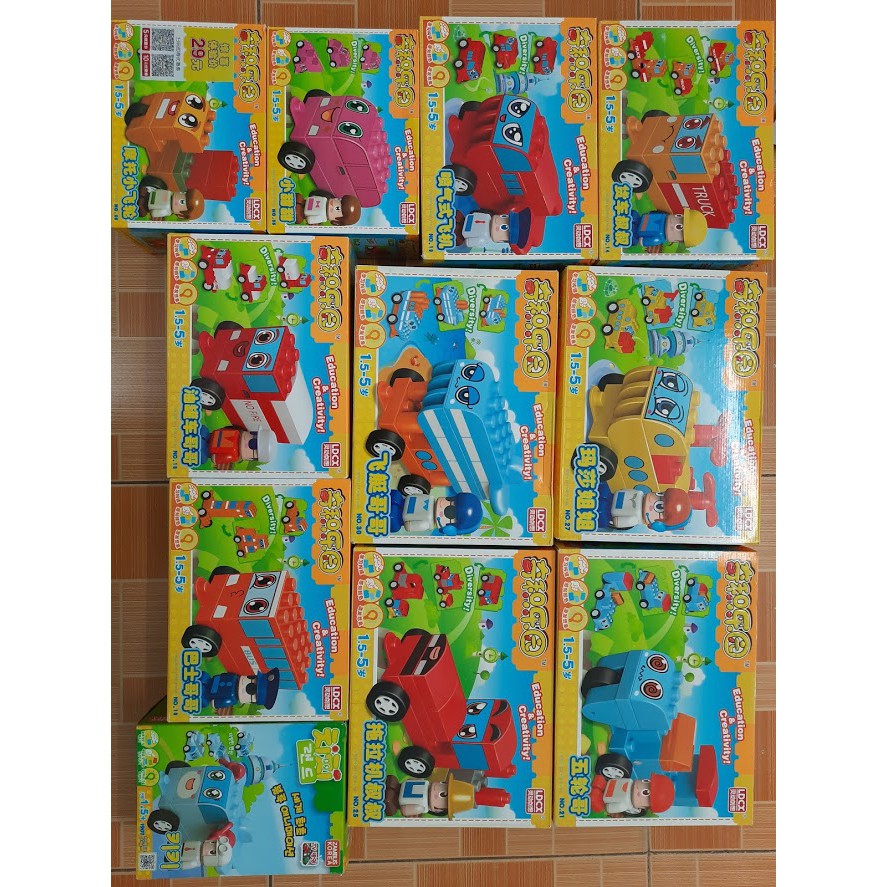 Đồ chơi lắp ghép Chichi land cho trẻ em mô hình xe tảI TRUCK bằng nhựa cao cấp