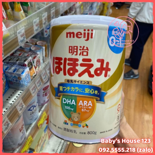 SỮA MEIJI SỐ 0 NỘI ĐỊA NHẬT BẢN - HỘP 800gr