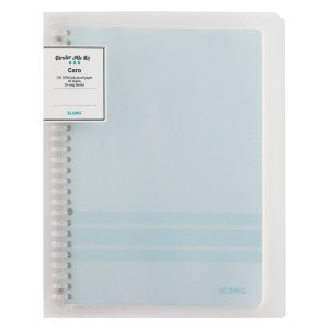 Sổ còng nhựa Klong B5 40 tờ Caro B5 [Chọn Màu] MS 544 kèm 5 tab phân trang, sổ binder Klong refill giấy