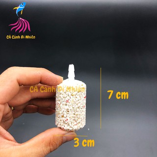 Quả Sủi Mè hình trụ Oxy cho hồ cá cảnh size 7 x 3 cm - Đá sủi oxy bể cá