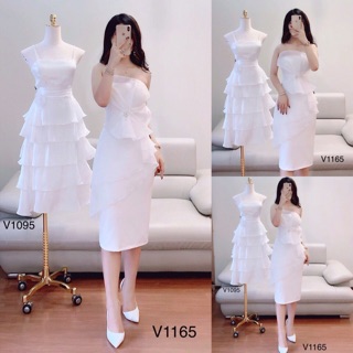 Váy trắng dự tiệc
