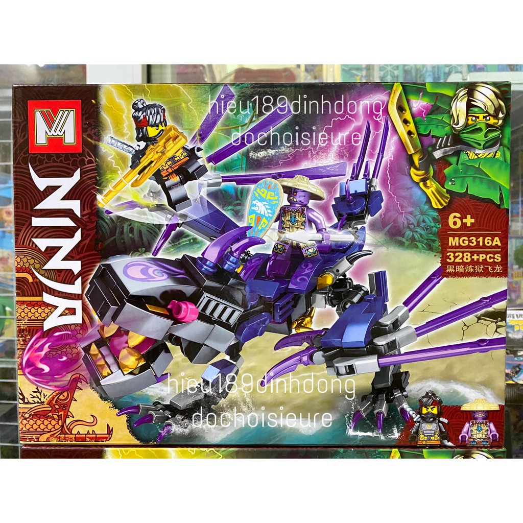 Lắp ráp xếp hình ninjago rồng của ninja 316