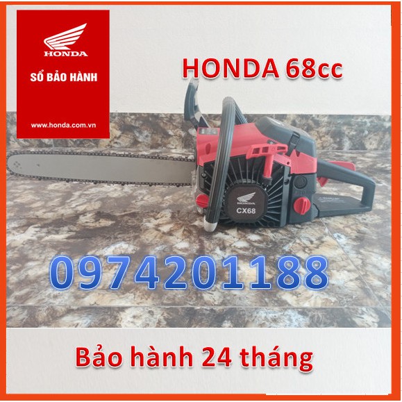 Máy cưa xích chạy xăng CX68 Honda 68cc cưa gỗ ưu việt hơn husqvarna oshima yamaha _ Nhật Việt official
