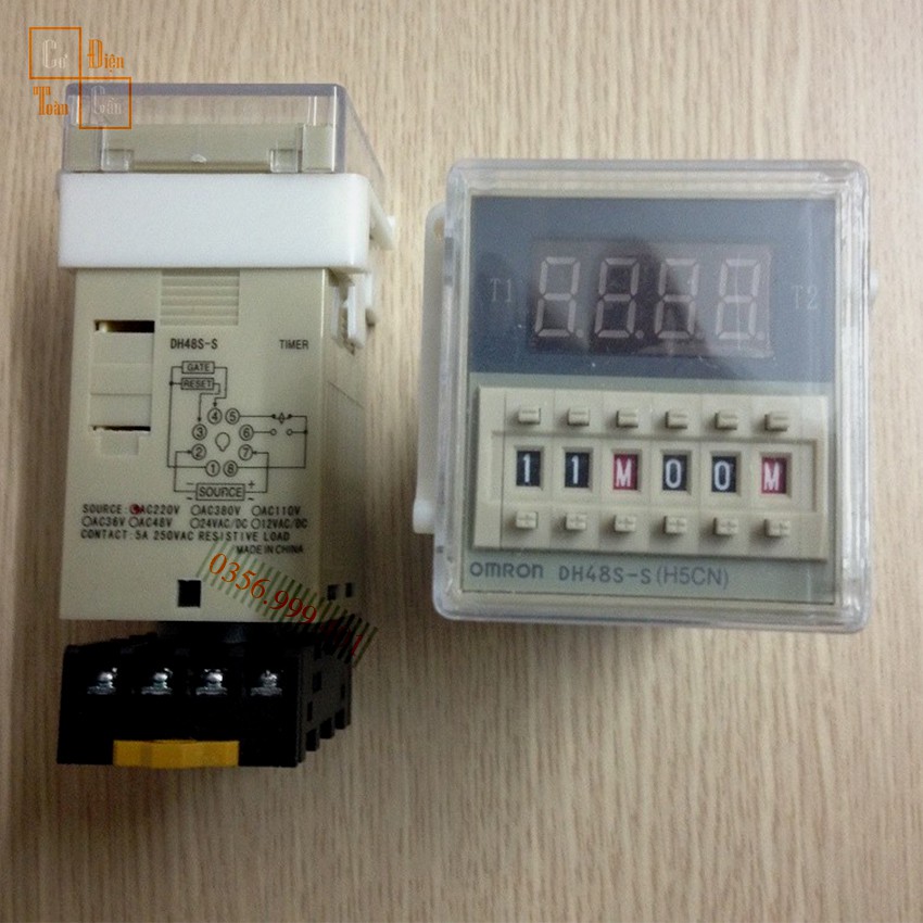 [Sale] Timer hẹn giờ DH48S-S luân phiên - Đồng hồ cài đặt các thiết bị điện DH48S-2Z - Role thời gian đảo chiều DH48S