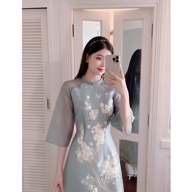 Áo Dài Cách Tân Uyển Vy Cao Cấp