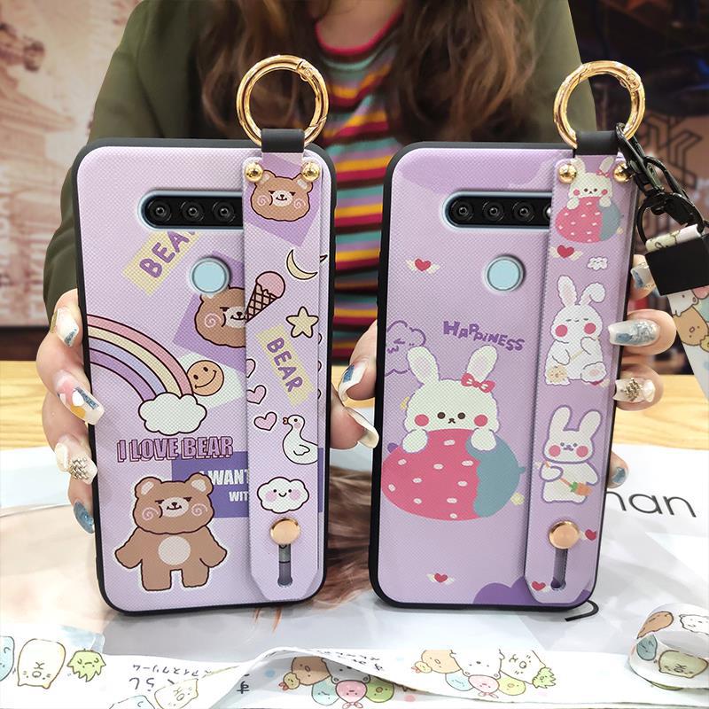 Ốp Điện Thoại Chống Sốc Chống Va Đập Phong Cách Đường Phố Dễ Thương Cho LG Q51 Phone Case 2021