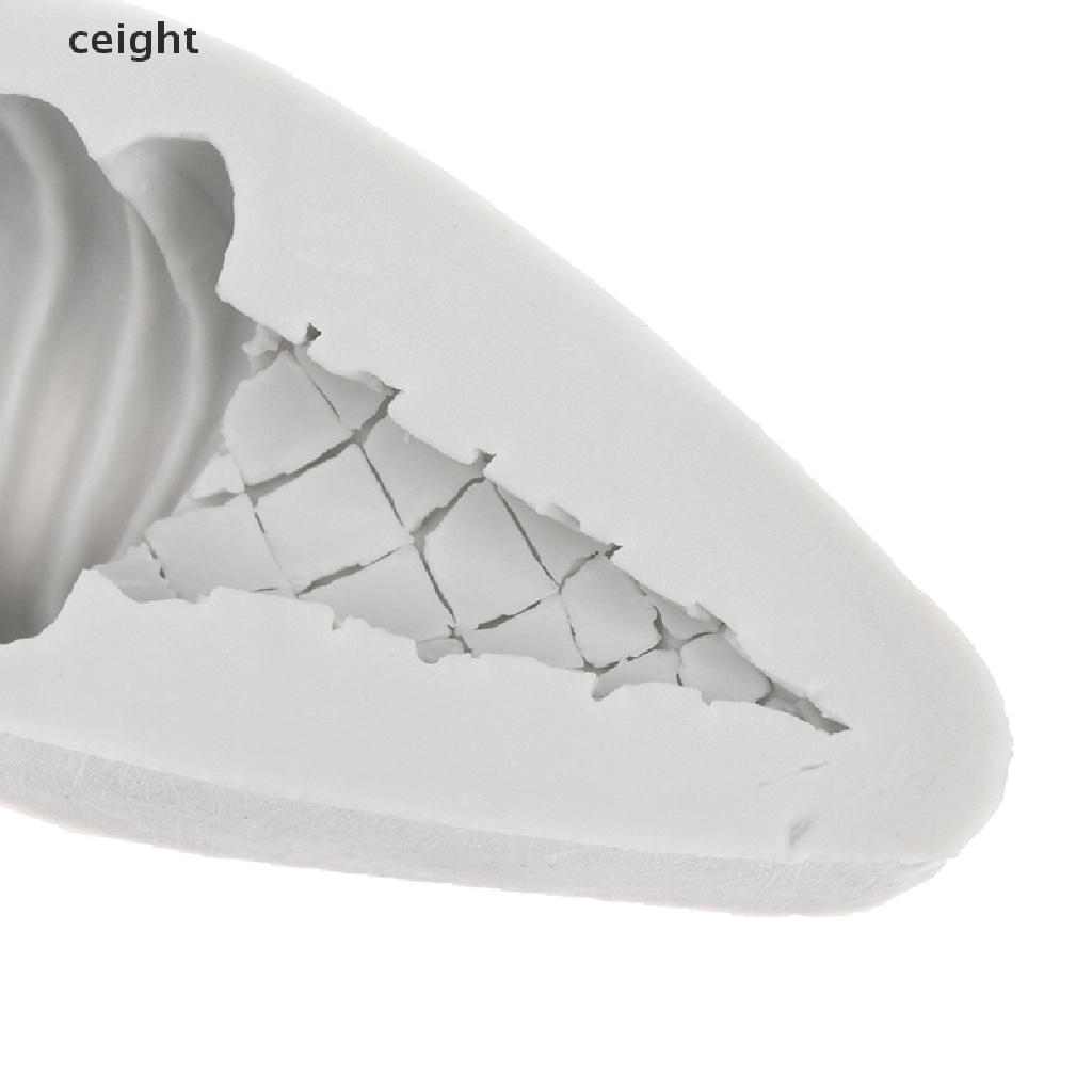 Khuôn silicon làm kẹo mềm socola hình cây kem dành cho tiệc sinh nhật