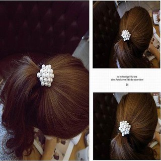 Combo 3 dây buộc tóc hạt trai